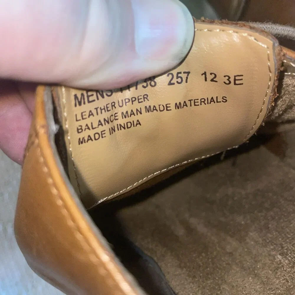 Florsheim Men’s Dress Shoes Size 12 3E Brown Leather Captoe Business Formal